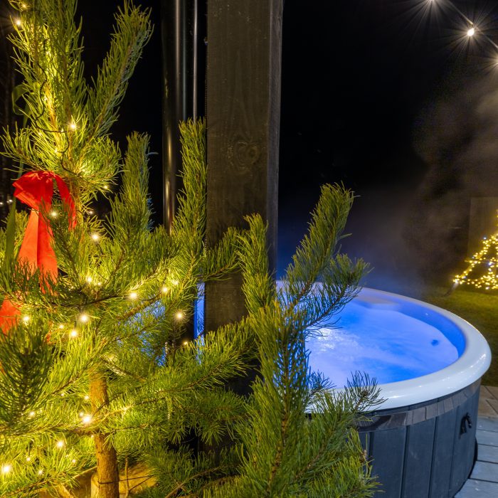 holiday home with hot tub